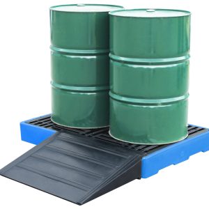 Bacia retencao em polietileno para bidoes