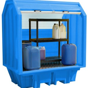 Bacia retencao em polietileno para bidoes